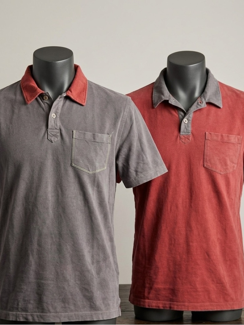Oxygen reversible boys Contrast-Collar Polo Shirt - size medium